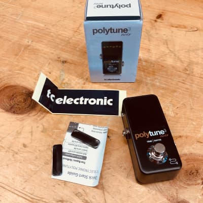 Reverb.com listing, price, conditions, and images for tc-electronic-polytune-3-noir