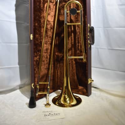 Buescher BU-8 tenor trombone with Brown Case Bronze image 2