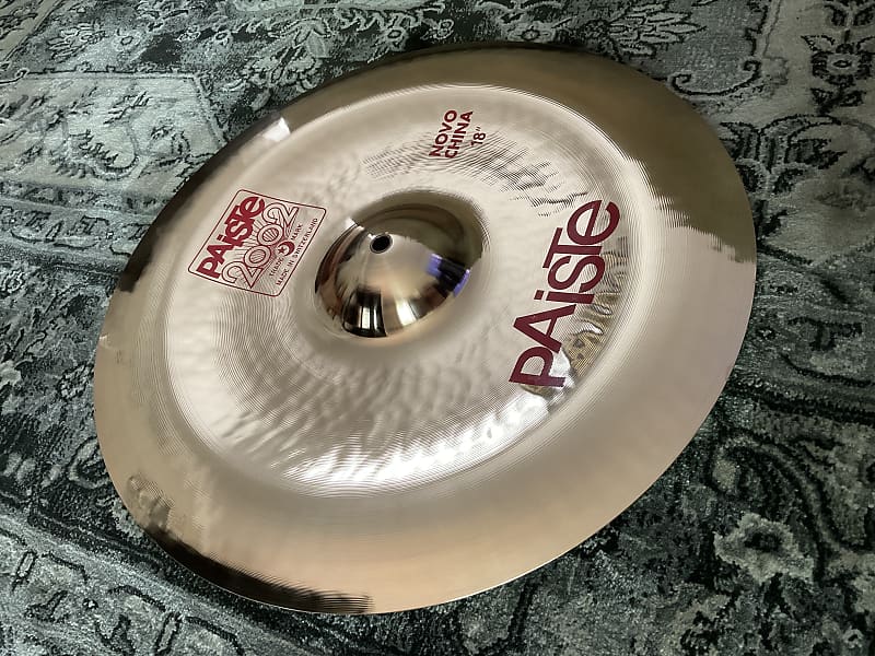 Paiste 2002 Novo China 18” Custom Reflector Finish | Reverb