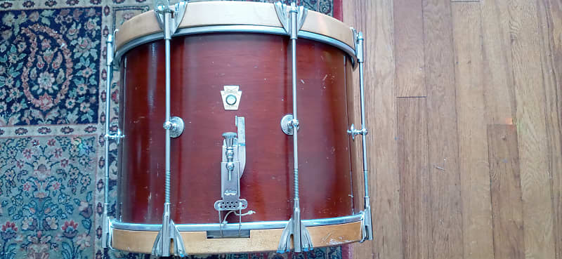 Ludwig Marching Snare Drum 1966.Stained image 1