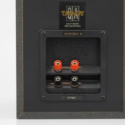 Tannoy System 2 Passive Studio Bookshelf Monitor Speakers w/ Cables #54670 image 12