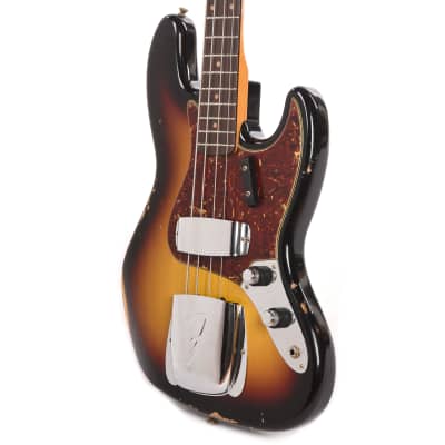 Fender Custom Shop 1962 Jazz Bass Relic 3-Color Sunburst (Serial #CZ576892) image 2