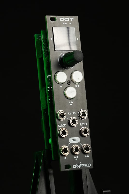 Dnipro DOT 3 Channel Trigger Sequencer (X0X, Euclidean) Reverb