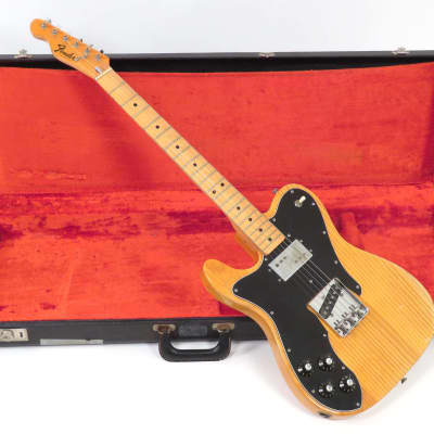 1976 Fender Telecaster Custom Natural Left Handed - Rare Lefty Tele - Original Case image 2