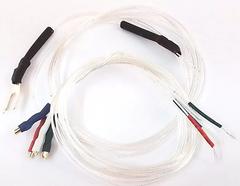 Litz 5N Silver Tonearm Rewiring Kit For Use With Rega RB100, RB101, RB200, RB220, RB250, RB251, RB300, RB301, RB330, RB600, RB700, RB880, RB900, RB1000, RB3000 Tonearms Pick Ups  			
