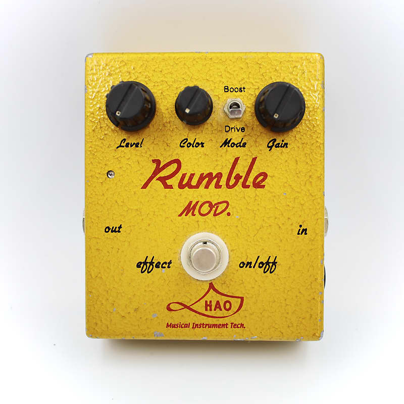 ギター Hao Rumble MOD (Dumble pedal) HAO Handbuilt Effects RUMBLE MOD made in Japan guitar