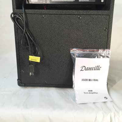 Danville 40 Watt Bass Amp-12" Speaker-Built-In Compressor-Model TEC-40B112 image 3