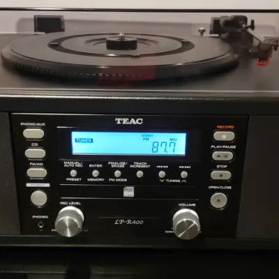 TEAC LP-R400 Turntable CD Recorder and Radio w/Remote&Manual | Reverb