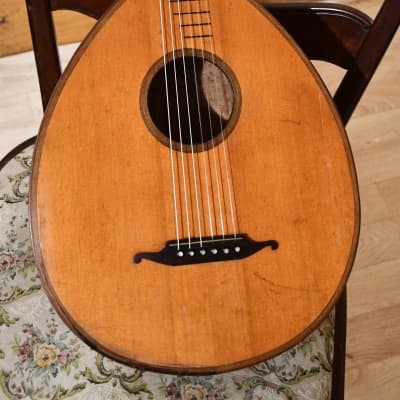 ✴️ Video Included – Player-ready Round-bodied Pre-war Guitar Lute, Germany, 1930s – Outstanding Sound and Great Condition image 3