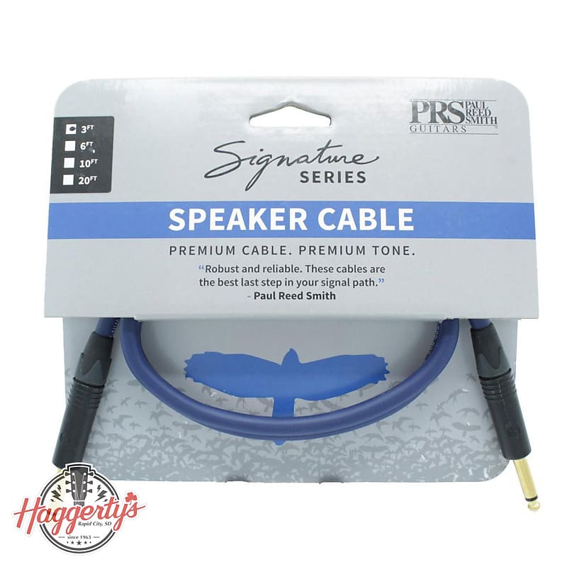 PRS Signature Speaker Cable 3ft Straight To Straight - Guitars