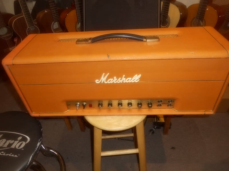 Marshall Amplifier Head Super Bass 100 1971 - Orange image 1