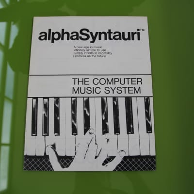 Syntauri AlphaSyntauri 1983 - Original Brochure image 1