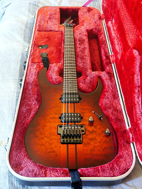 Ibanez Prestige RGT320Q RBB 2005 Regal Brown Burst MIJ Japan