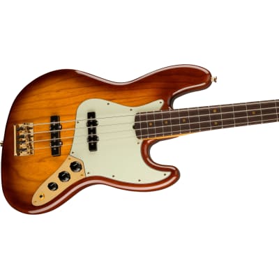 Fender 75th Anniversary Commemorative Jazz Bass w/Rosewood Fingerboard - 2-Color Bourbon Burst image 4