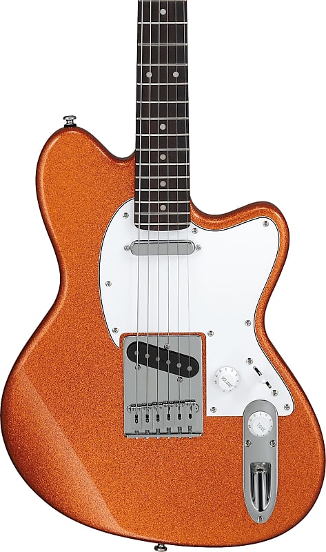 Ibanez YY20 Yvette Young Signature Electric Guitar, Orange Cream Sparkle image 1