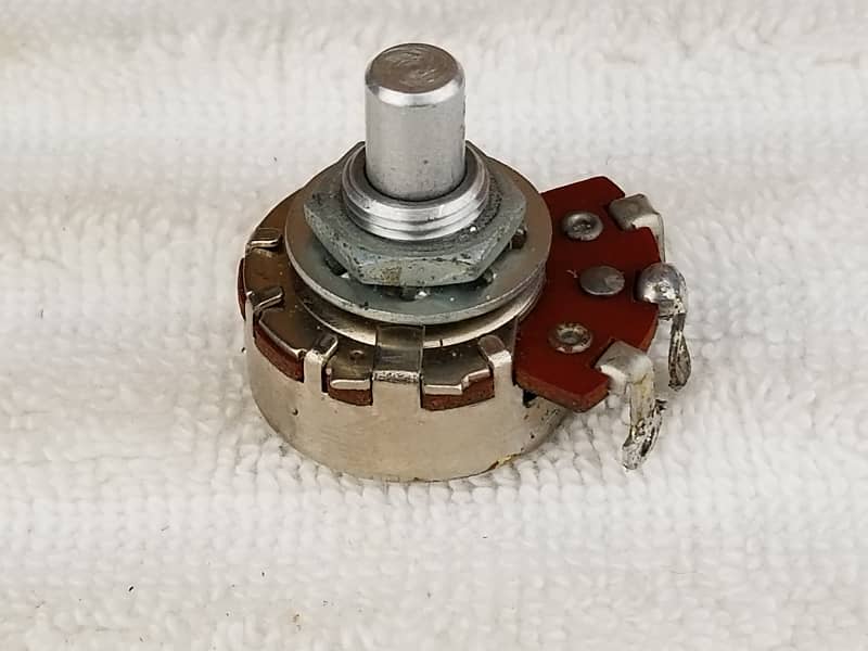 1964 Stackpole 250K Solid Shaft Potentiometer - Telecaster Jazzmaster  Jaguar Jazz or Precision Bass | Reverb