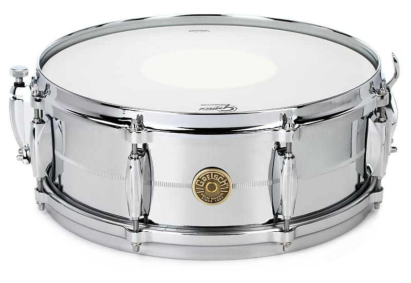 Gretsch Drums USA Custom Snare Drum - 5 x 14 inch - Chrome over Brass image 1