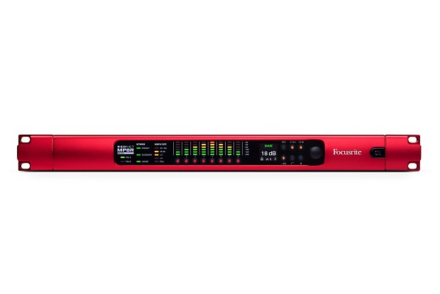 Focusrite RedNet MP8R 8-Channel Remote-Controlled Mic Pre and A/D Converter image 1