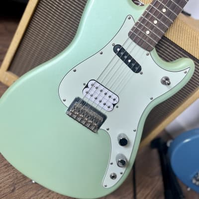 Fender Offset Series Duo-Sonic HS with Rosewood Fretboard 2017 - Surf Green image 9
