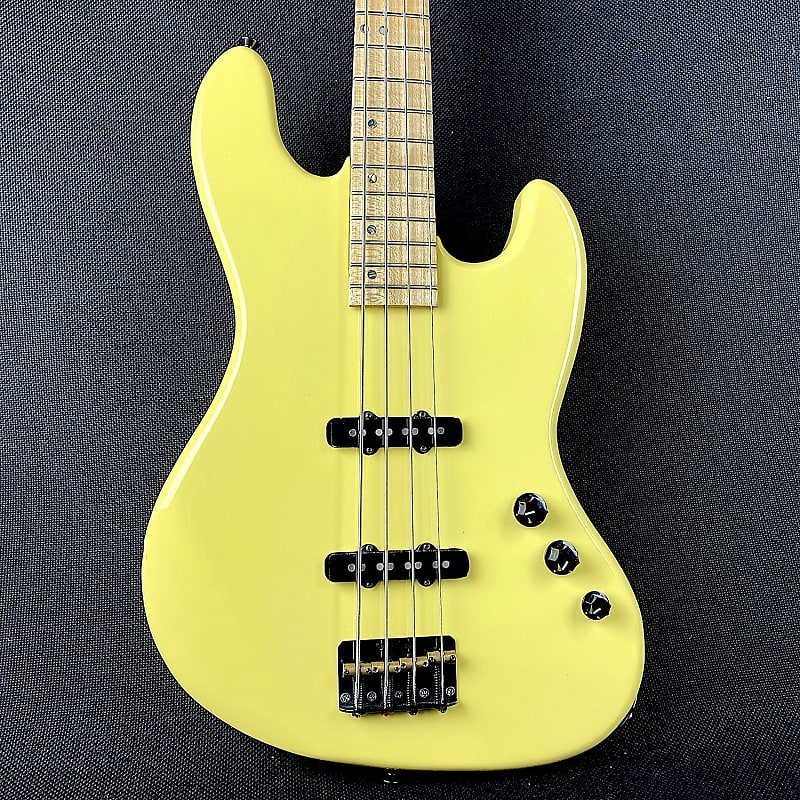 Funk Guitars, USA J-style Bass   Mustard Yellow image 1
