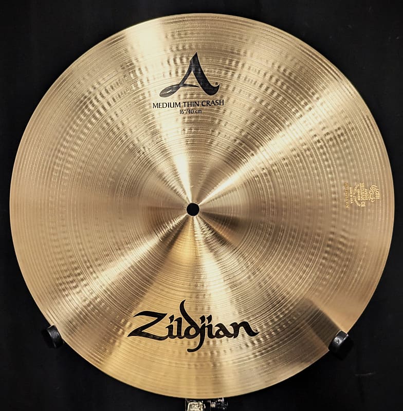 zildjian 16 inch medium thin crash