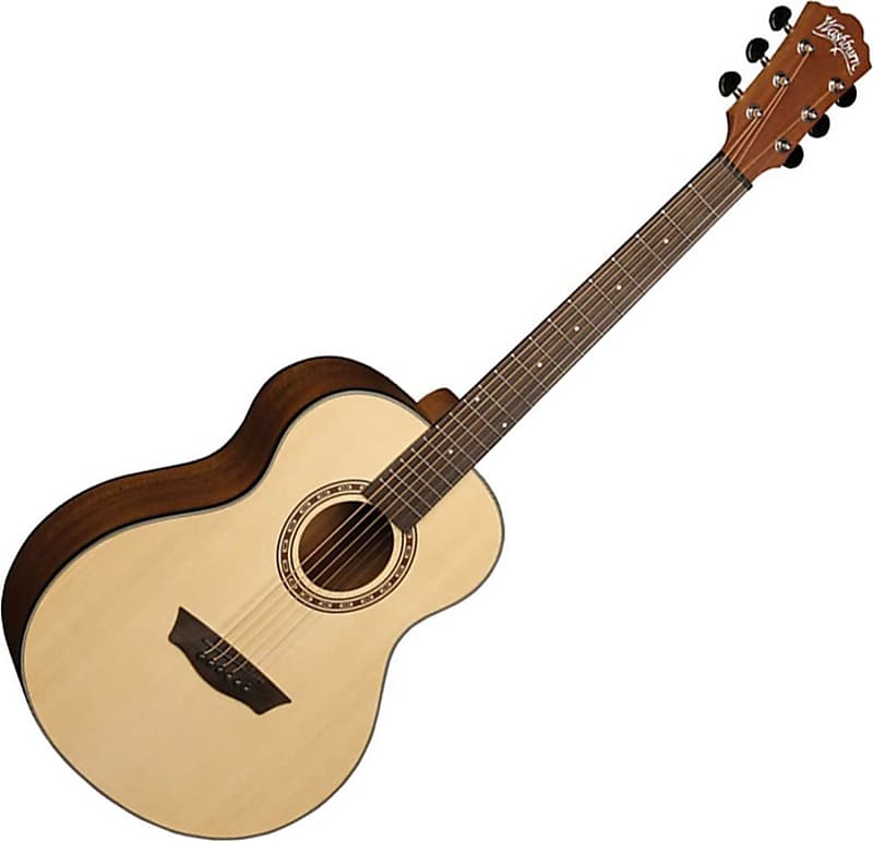 Washburn AGM5K-A-U Apprentice G-Mini 5 Acoustic Guitar Spruce Mahogany image 1