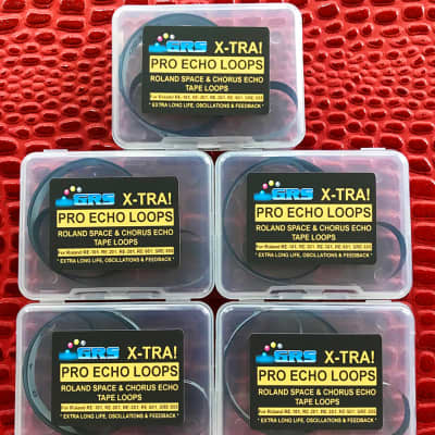 5 Short Roland RE-201, RE-301, RE-501, SRE-555 Space & Chorus Echo Tape Loops, 1 Meter Long, TL1m
