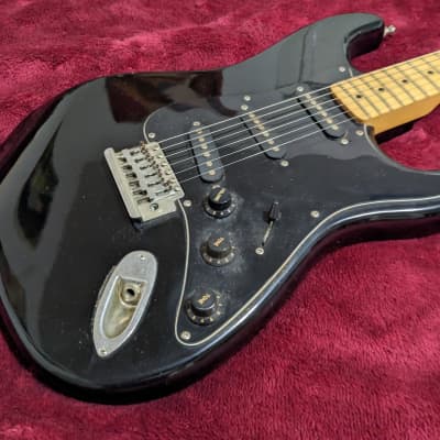 Mako Strat Copy 1980s - Black - Made in Korea image 2