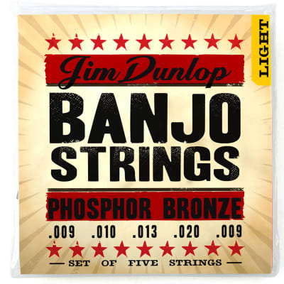 Dunlop DJP0920 Americana Series Phosphor Bronze Banjo Strings - Light image 1