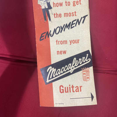 Maccaferri G30 Acoustic Guitar 1950's - Plastic with Original Hang Tag image 16