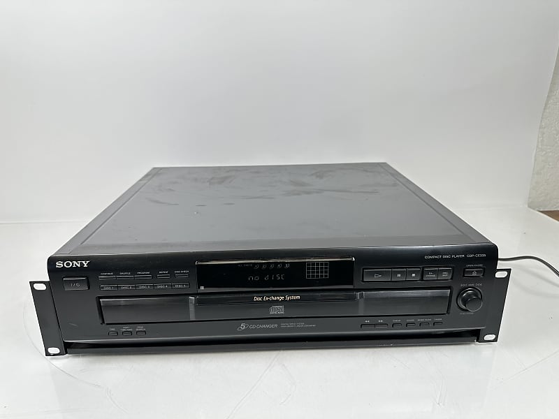 Sony CDP-CE335 5-Disc Carousel CD Changer Player  			