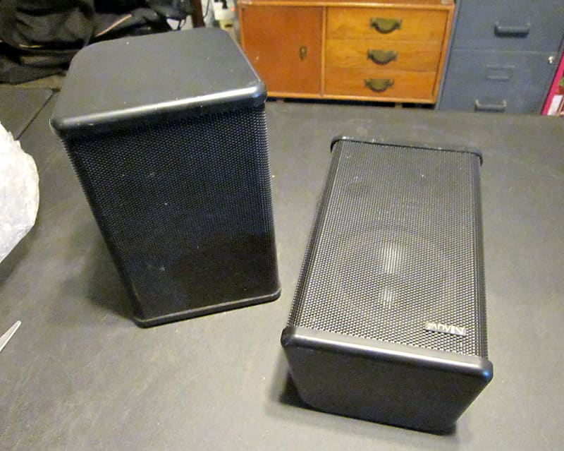 Mini Advent IndoorOutdoor Speakers 1990 Black Reverb