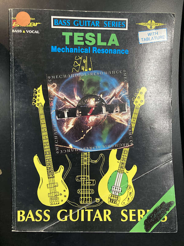 Vintage Tesla Mechanical Resonance Bass Tab/Vocal Book