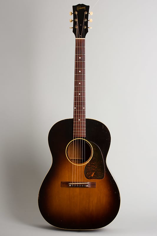 Gibson  LG-1 Flat Top Acoustic Guitar (1950), ser. #5430-32, black hard shell case. image 1