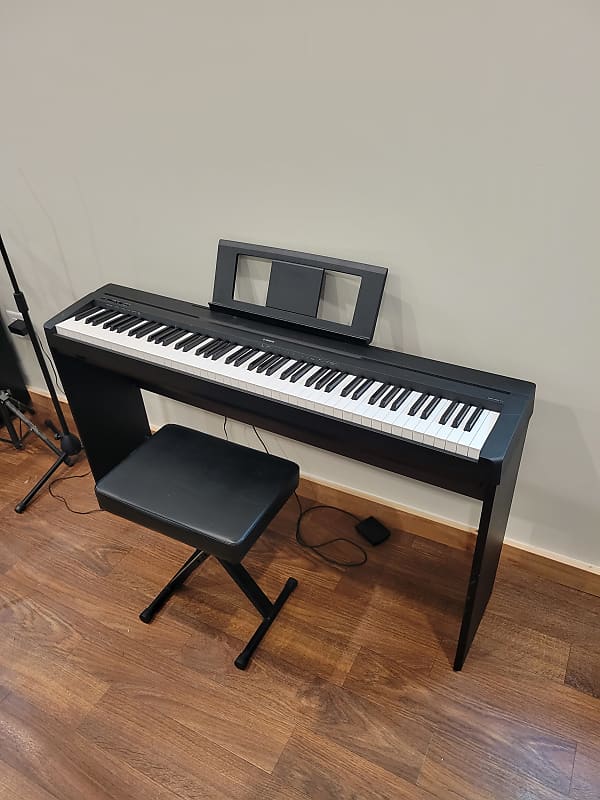 Yamaha P71 with Stand, Bench and Sustain Pedal image 1