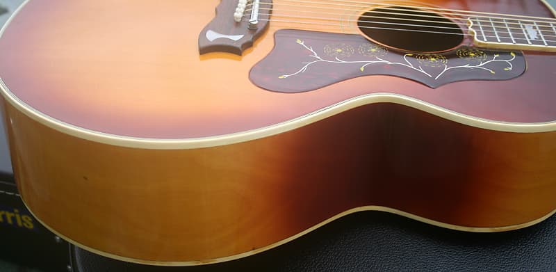 Morris MJ-200 J200 Style Guitar signed by T. Moridaira (The