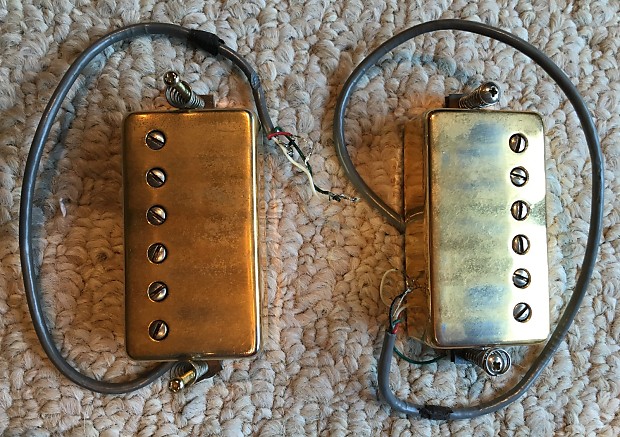 Gibson "The Original" HB-R & HB-R "Circuit Board" Pickups Designed by Bill Lawrence, Gold Covers image 1
