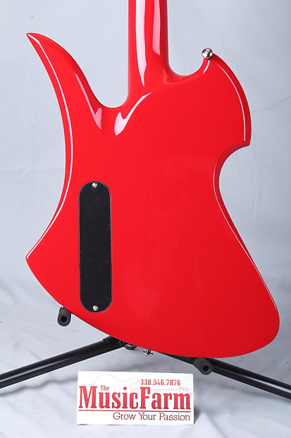 最新デザインの BC Rich NJ Retro Mockingbird Electric Guitar Ferrari Red w ギター