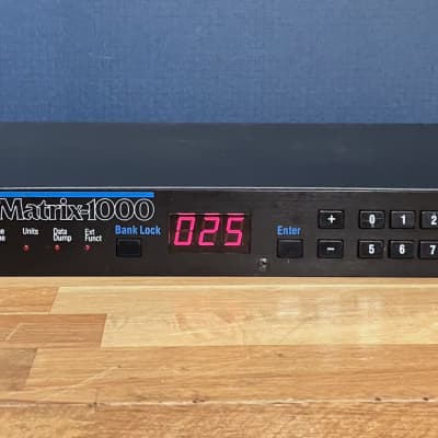 [Excellent] Oberheim Matrix 1000 Rackmount 6-Voice Synthesizer Ver 1.03 New Internal Battery