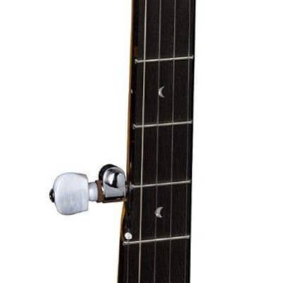 Luna Model BGB CEL 5 5-String Acoustic Celtic Banjo with Transparent Head image 5