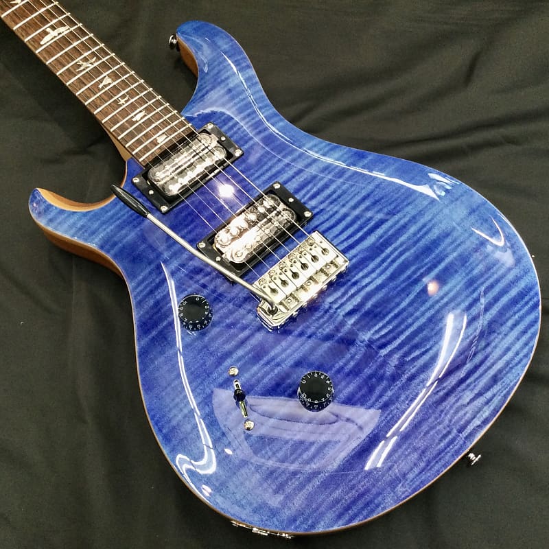 PRS SE CUSTOM 24 LEFTY/Faded Blue | Reverb UK