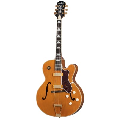 Epiphone 150th Anniversary Zephyr DeLuxe Regent Hollow Body Guitar - Aged Antique Natural image 2