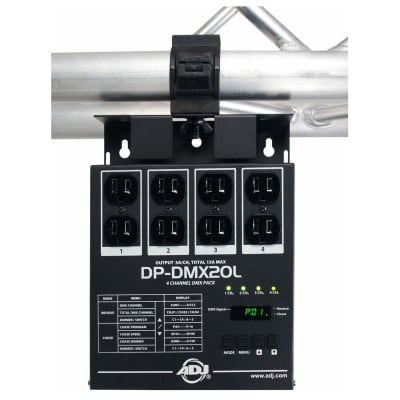 ADJ Lighting DP-DMX20L Universal 4-Channel Portable DMX Dimmer/Switch Pack image 7