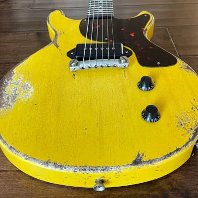 Rock N Roll Relics Thunders DC Electric Guitar Aged TV Yellow 231519 image 5