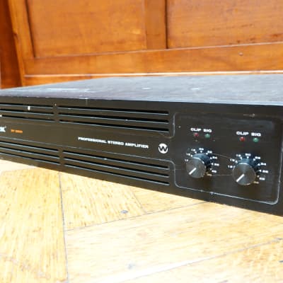 Work SP2800 Professional Stereo Amplifier Black image 2