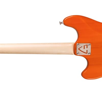 Guild Surfliner Sunset Orange Solid Body Electric Guitar with Deluxe Guild Gig Bag image 9