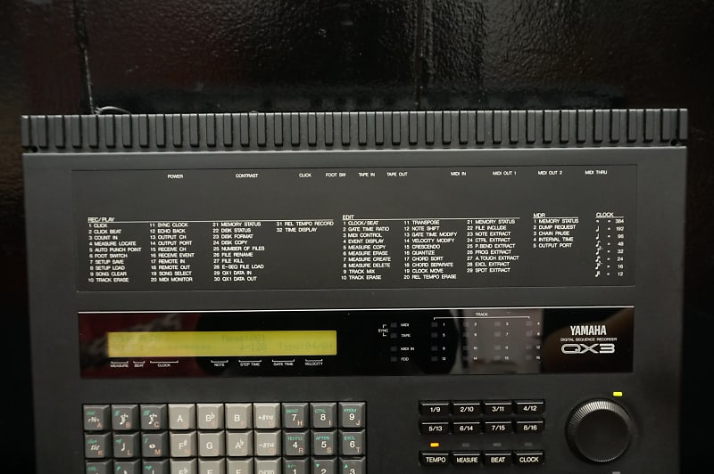Yamaha QX3 Digital Sequencer (1987) | WOLF FASCINATIONS