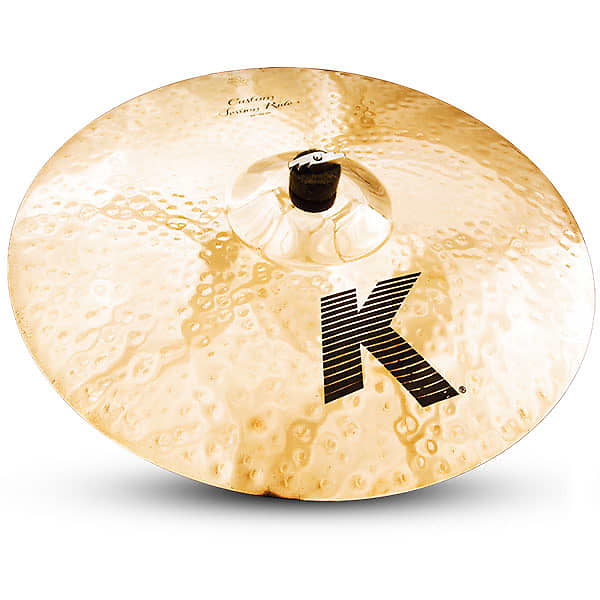 Zildjian K0997 20" K Custom Series Session Ride Medium Thin Drumset Cast Bronze Cymbal with Mid Pitch and Large Bell Size image 1
