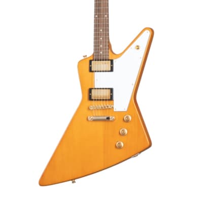 Epiphone Inspired by Gibson Custom Shop 1958 Explorer Electric Guitar - Aged Natural-Aged Natural for sale