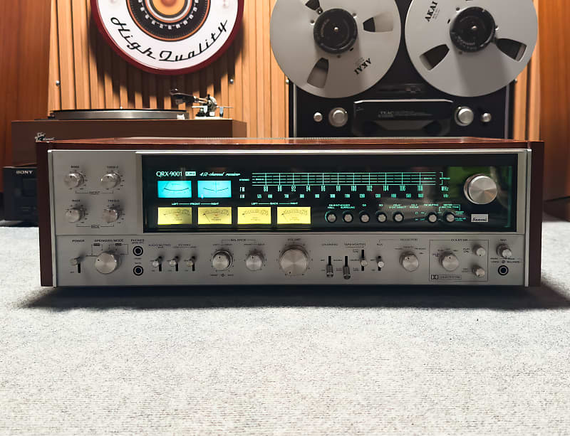 SERVICED SANSUI QRX-9001 RECEIVER – GREAT WORKING – 1 YEAR WARRANTY  			